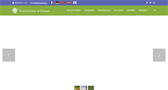 Desktop Screenshot of flaxcouncil.ca